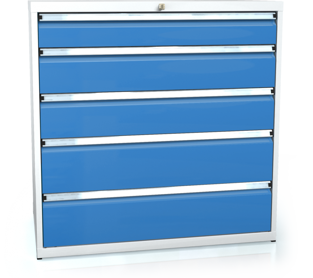 Drawer cabinet 1018 x 1014 x 750 - 5x drawers